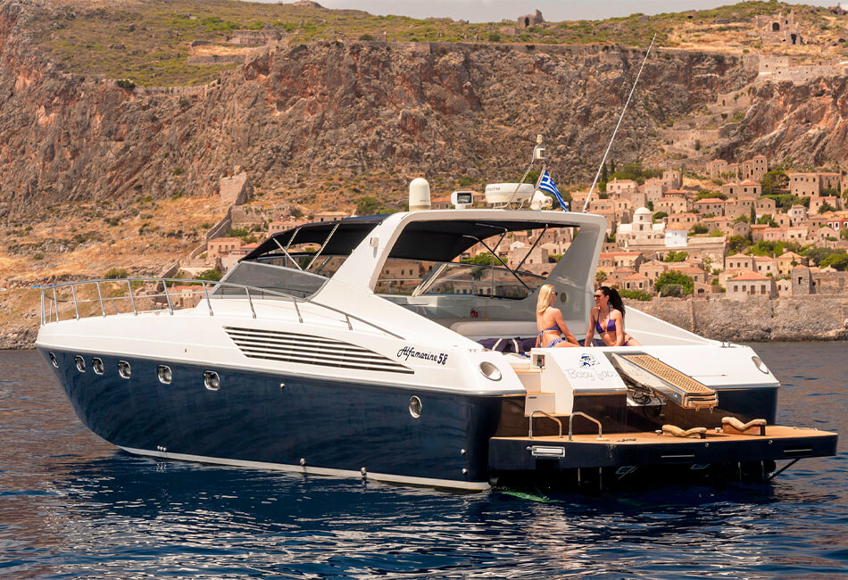 60 Ft Alfamarine 58 Motor Yacht only rented with Skipper